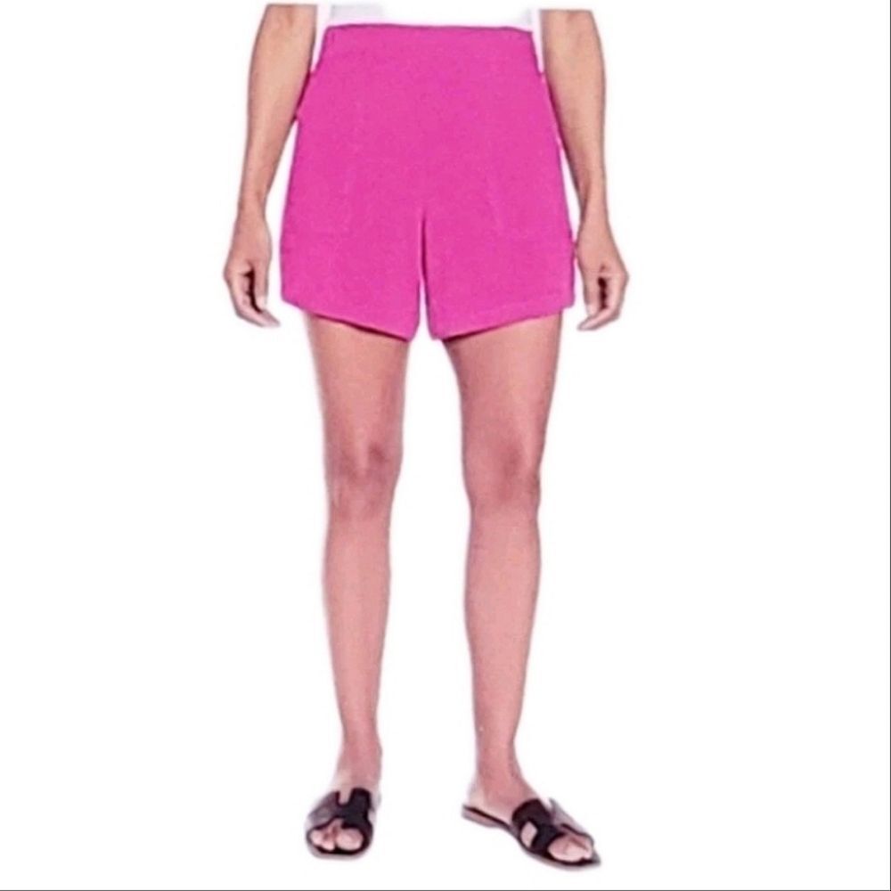 Wildfox Women's Relaxed Fit Pull-on Pink Rayon Shorts Size L Lightweight NWT